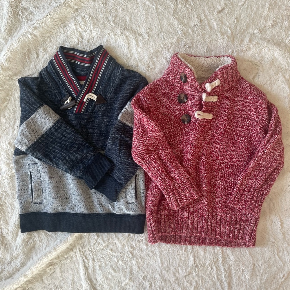 Toddler Sweaters- bundle of 2
